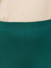 Churidar Fit Spandex Stretchable Leggings Bottle Green