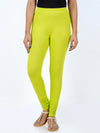 Churidar Fit Spandex Stretchable Leggings Bright Green