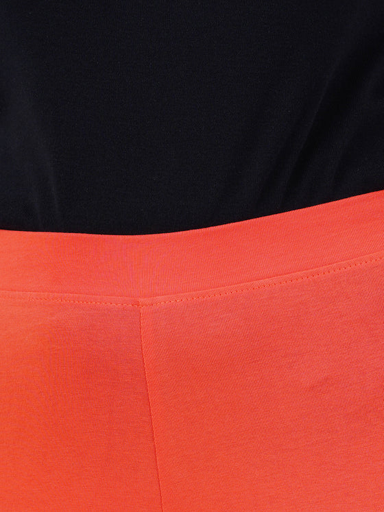Churidar Fit Spandex Stretchable Leggings Coral