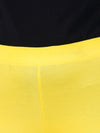 Ankle Fit Spandex Stretchable Leggings Bright Yellow