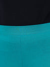 Ankle Fit Spandex Stretchable Leggings Teal Green
