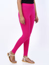 Ankle Fit Spandex Stretchable Leggings M Pink